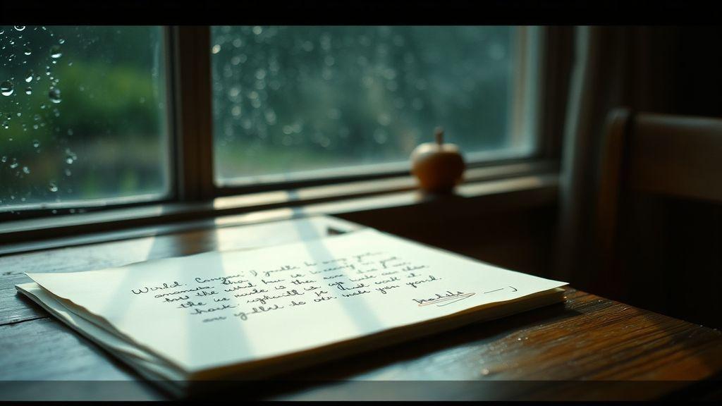 The Ghost You Choose to Be: Writing Letters to Those Who Will Outlive You