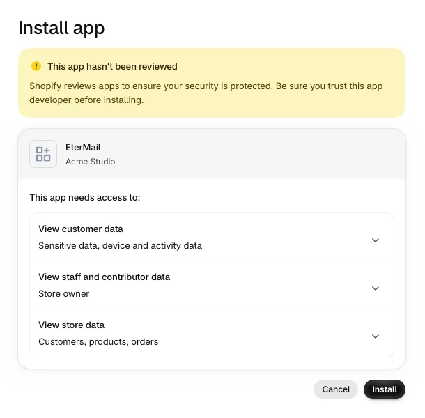 Confirm the installation